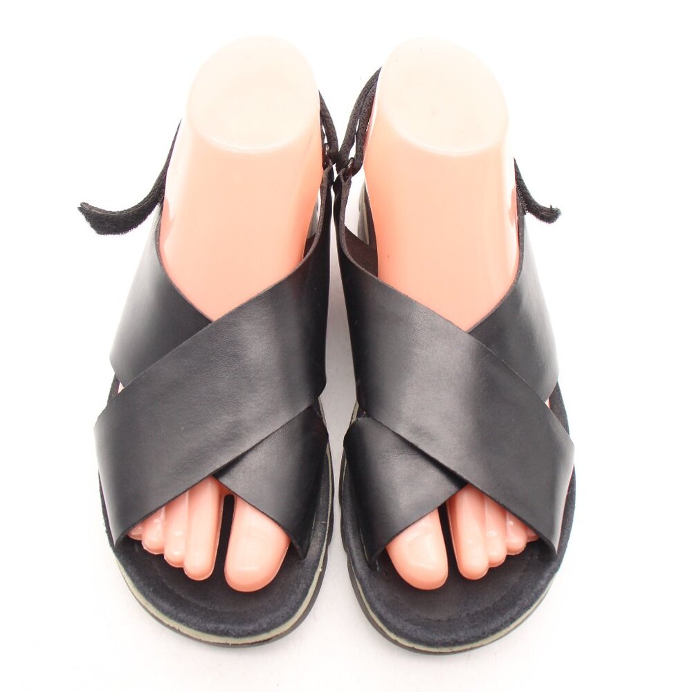 Camper Sandals Women's EU 38 Crossover Black Leather - Picture 2 of 10